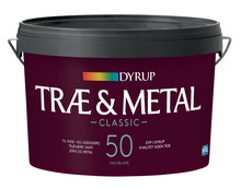 Dyrup Classic Træ & Metal 50 hvid base 2,25 liter